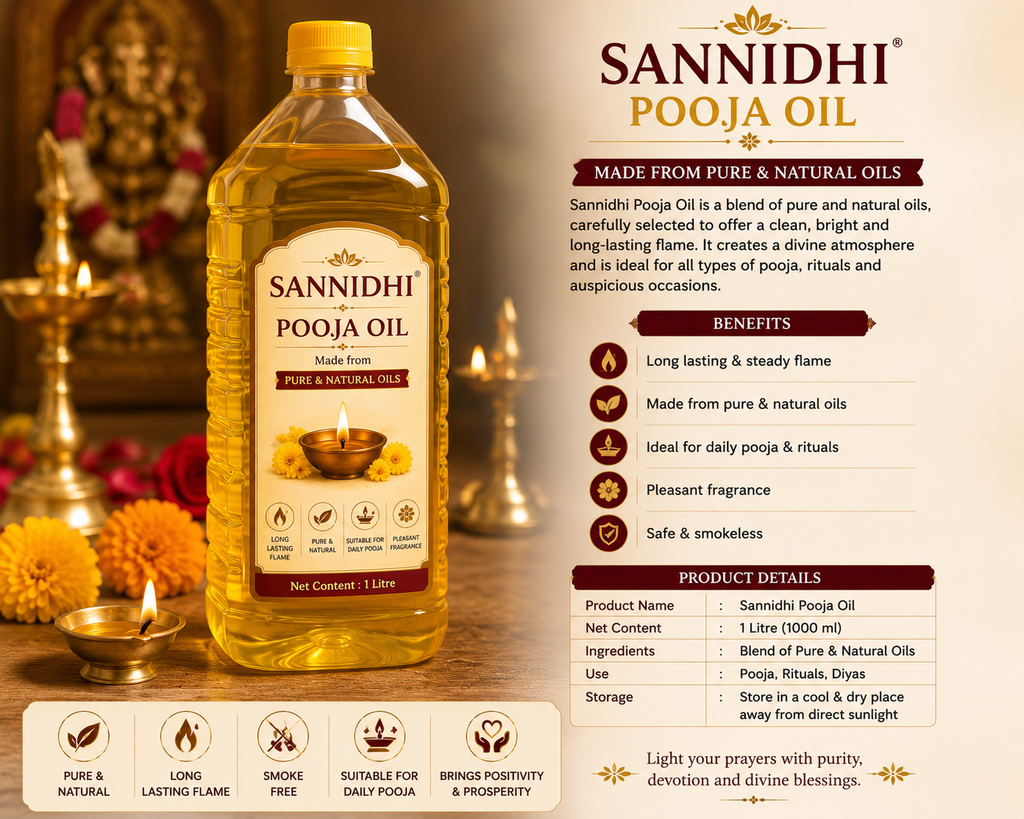 Sannidhi Pooja oils