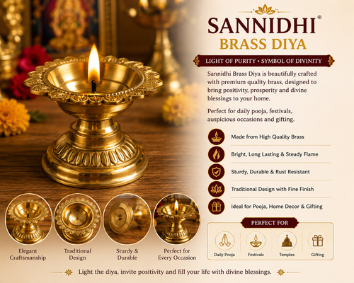 Sannidhi Brass Diya