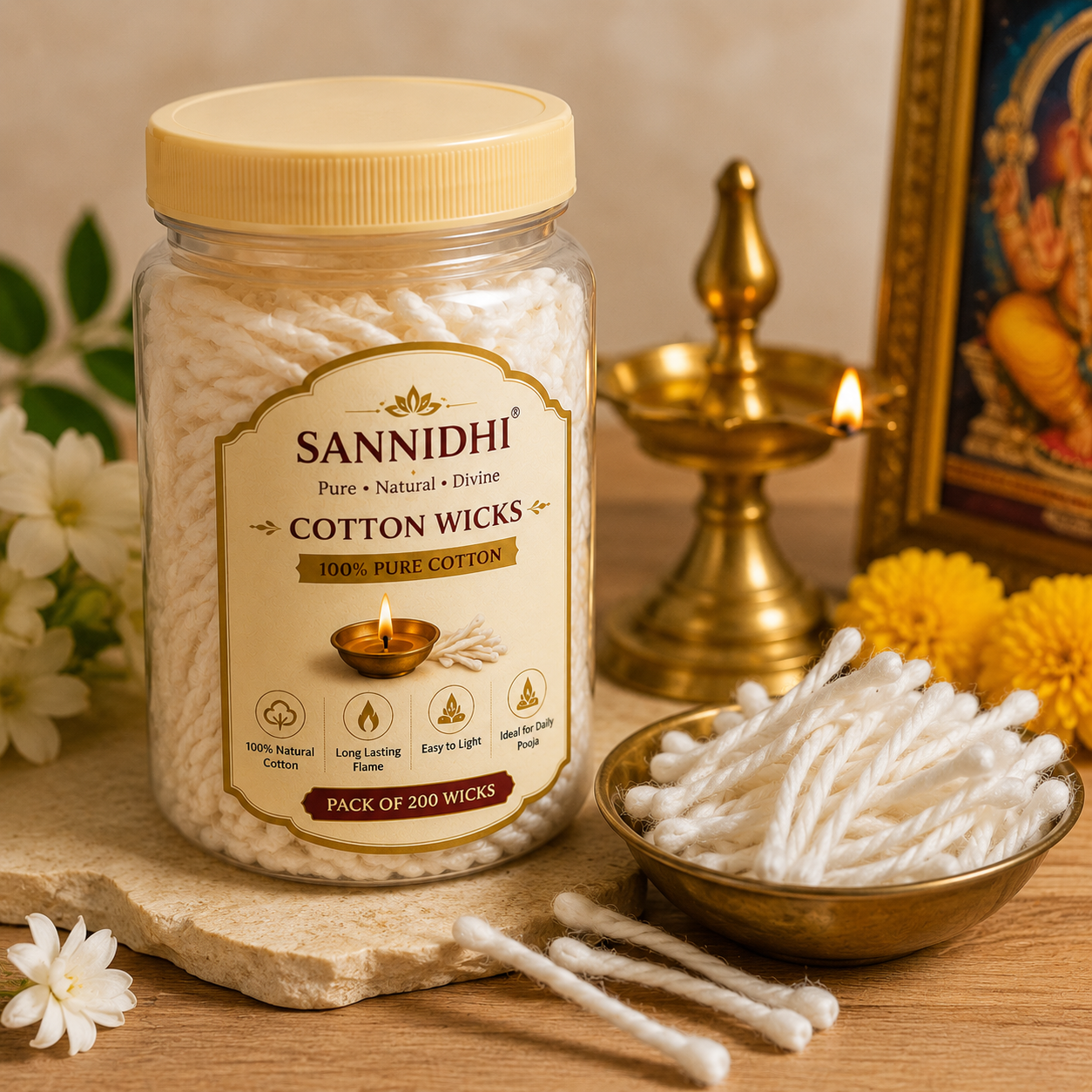Sannidhi Cotton wicks